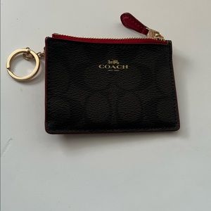 Coach key card case